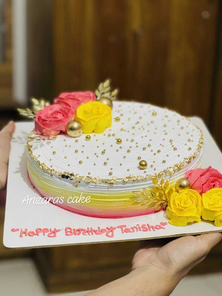 Floral Charm Birthday Cake