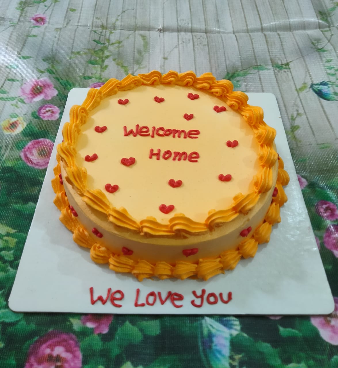 Homecoming Love Cake