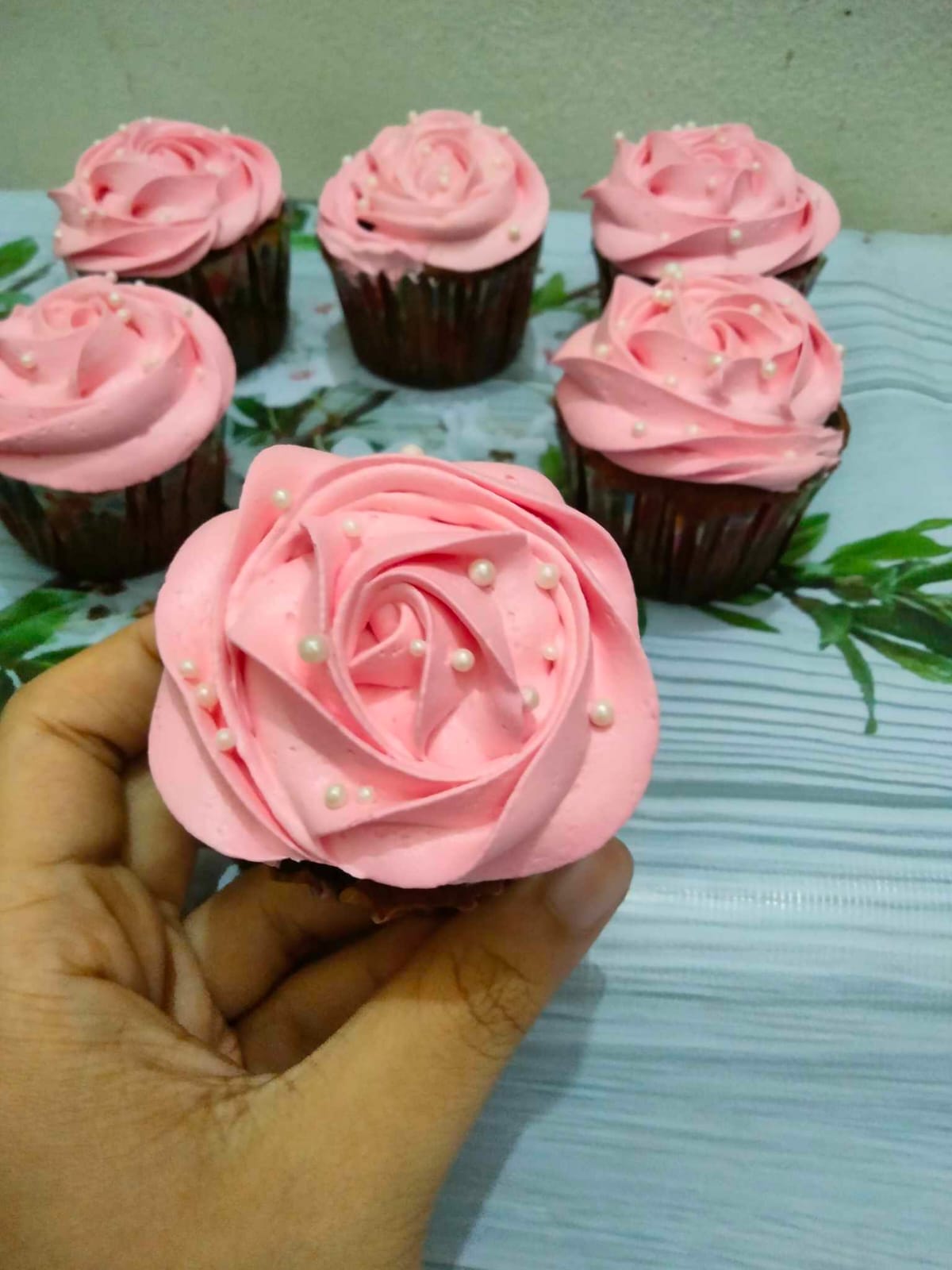Pink Cup Cakes